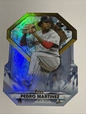 2022 Topps Diamond Greats Die-Cut Autographs Pedro Martinez #DGDC-5 card