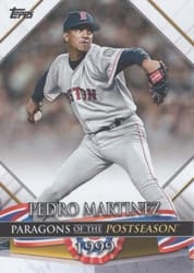 2022 Topps Update Paragons of the Postseason Pedro Martinez #PP-21 card