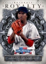 2024 Panini Crusade Baseball Royalty Pedro Martinez #3 card