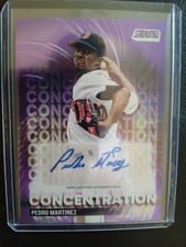 2025 Stadium Club Concentration Autographs Pedro Martinez #TVA-PM card