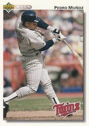 1992 Upper Deck Base Set Pedro Munoz #764 card