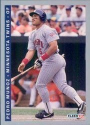 1993 Fleer Base Set Pedro Munoz #272 card