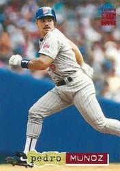 1994 Stadium Club Base Set Pedro Munoz #22 card