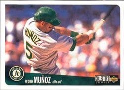 1996 Collector's Choice Base Set Pedro Munoz #646 card