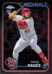 2024 Topps Chrome Update Base Set Pedro Pages #USC29 card