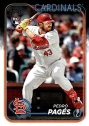 2024 Topps Update Base Set Pedro Pages #US338 card