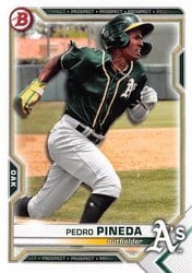 2021 Bowman Draft Base Set Pedro Pineda #BD-65 card