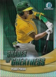 2022 Bowman Chrome Shades of Greatness Pedro Pineda #SG-27 card