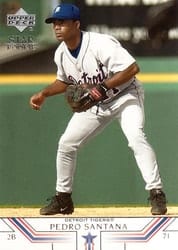 2002 Upper Deck Base Set Pedro Santana #37 card