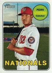 2018 Topps Heritage Base Set Pedro Severino #535 card
