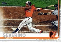 2019 Topps Update Base Set Pedro Severino #US230 card