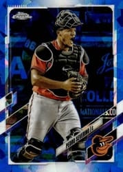 2021 Topps Chrome Sapphire Edition Base Set Pedro Severino #22 card