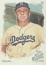 2019 Topps Allen & Ginter Base Set Pee Wee Reese #290 card