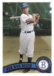2021 Topps Archives Base Set Pee Wee Reese #265 card