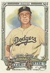 2025 Topps Allen & Ginter Base Set Pee Wee Reese #340 card