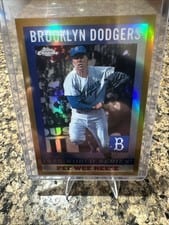 2025 Topps Chrome Platinum 1955 World Series Pee Wee Reese #55WS-2 card
