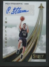 2023-24 Panini Select In Flight Signatures Peja Stojakovic #IFS-STJ card