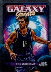 2023-24 Topps Chrome Cosmic Galaxy Greats Peja Stojaković #GG-17 card