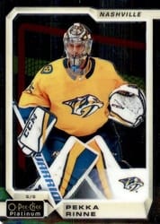 2018-19 O-Pee-Chee Platinum Base Set Pekka Rinne #135 card