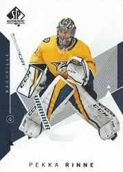 2018-19 SP Authentic Base Set Pekka Rinne #39 card
