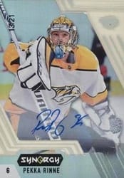 2020-21 Upper Deck Synergy Base Set Pekka Rinne #47 card