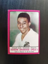 1967 Panini Calciatori Pele Edson Arantes card