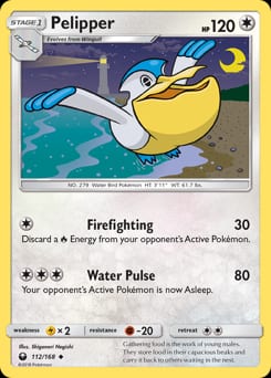 Celestial Storm Pelipper #112 card