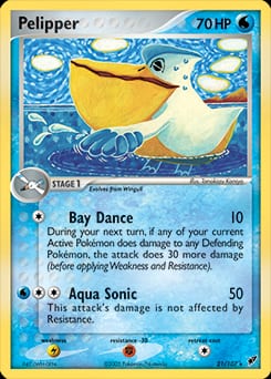 Deoxys Pelipper #21 card