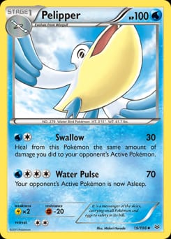 Roaring Skies Pelipper #19 card