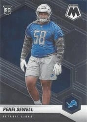 2021 Panini Mosaic Base Set Penei Sewell #370 card