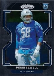 2021 Panini Prizm Base Set Penei Sewell #429 card