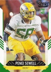 2021 Score Base Set Penei Sewell #339 card