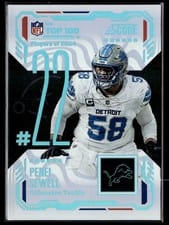 2025 Score Top 100 Penei Sewell #22 card