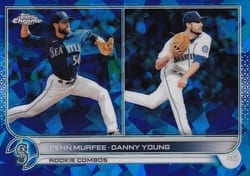 2022 Topps Chrome Update Sapphire Edition Base Set Penn Murfee / Danny Young #US220 card