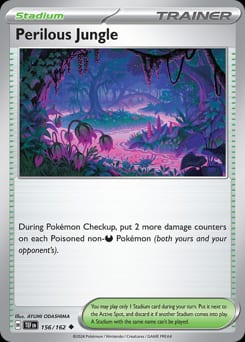 Temporal Forces Perilous Jungle #156 card