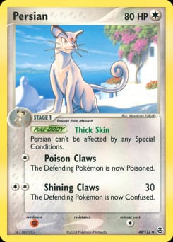 2004 FireRed & LeafGreen Persian #44 card