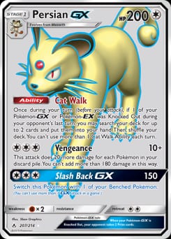 Unbroken Bonds Persian-GX #207 card