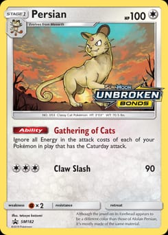 SM Black Star Promos Persian #SM182 card