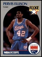 1990-91 Hoops Base Set Pervis Ellison #257 card