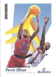 1991-92 SkyBox Base Set Pervis Ellison #289 card