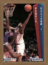 1992-93 Fleer Base Set Pervis Ellison #231 card
