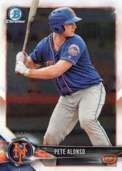 2018 Bowman Chrome Prospects Pete Alonso #BCP137 card