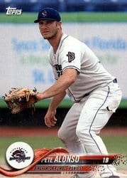 2018 Topps Pro Debut Base Set Pete Alonso #102 card