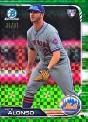2019 Bowman Chrome X Base Set Pete Alonso #48 card