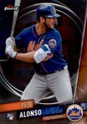2019 Finest Base Set Pete Alonso #44 card