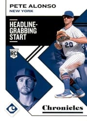 2019 Panini Chronicles Base Set Pete Alonso #4 card