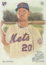 2019 Topps Allen & Ginter Base Set Pete Alonso #182 card