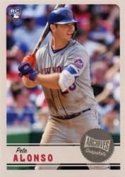 2019 Topps Archives Snapshots Base Set Pete Alonso #AS-PA card
