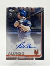 2019 Topps Chrome Autographs Pete Alonso #PA card