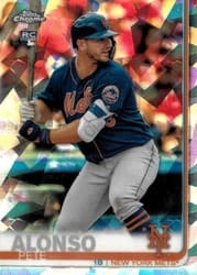 2019 Topps Chrome Sapphire Edition Base Set Pete Alonso #475 card